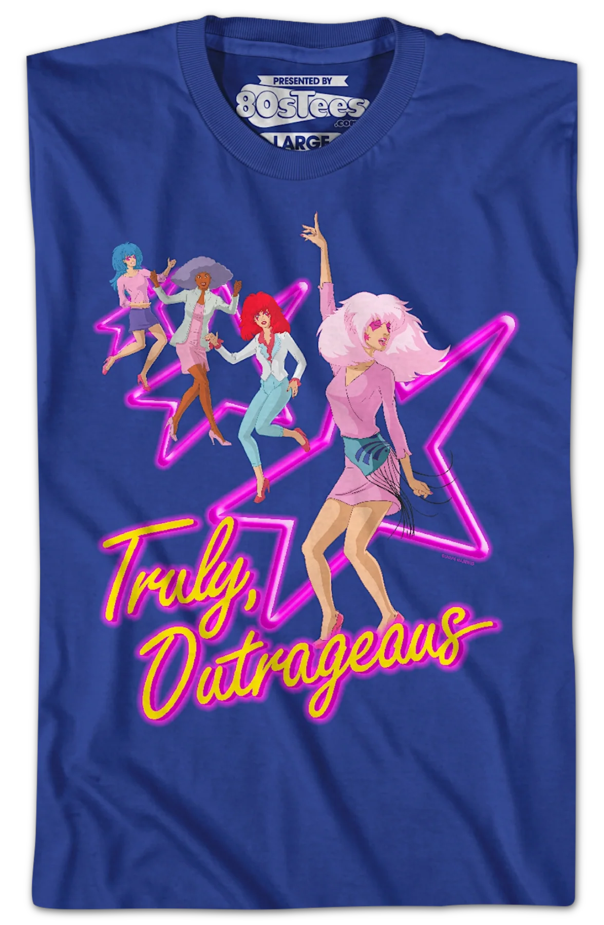 Truly Outrageous Rock Stars Jem And The Holograms T-Shirt - Image 2