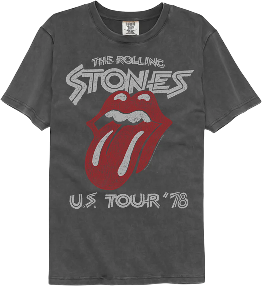 U.S. Tour '78 Rolling Stones Comfort Colors Brand T-Shirt