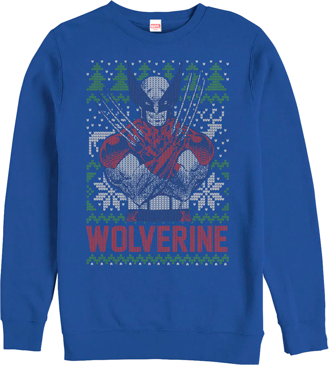 Ugly Faux Knit Wolverine X-Men Sweatshirt