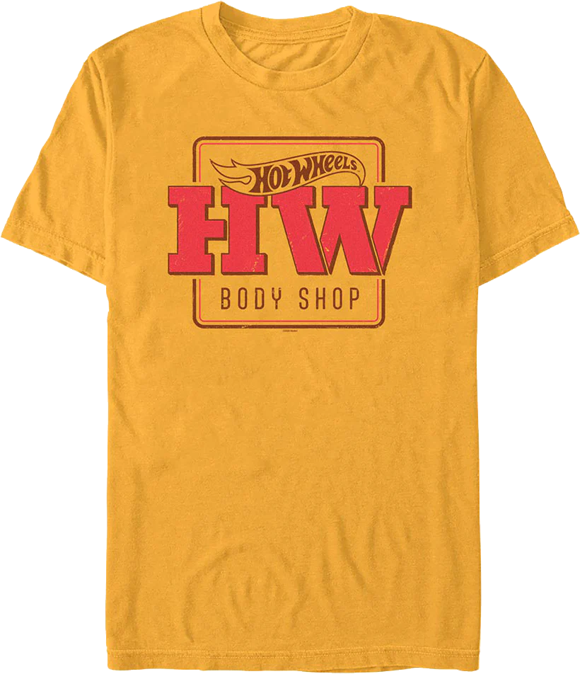 Vintage Body Shop Logo Hot Wheels T-Shirt