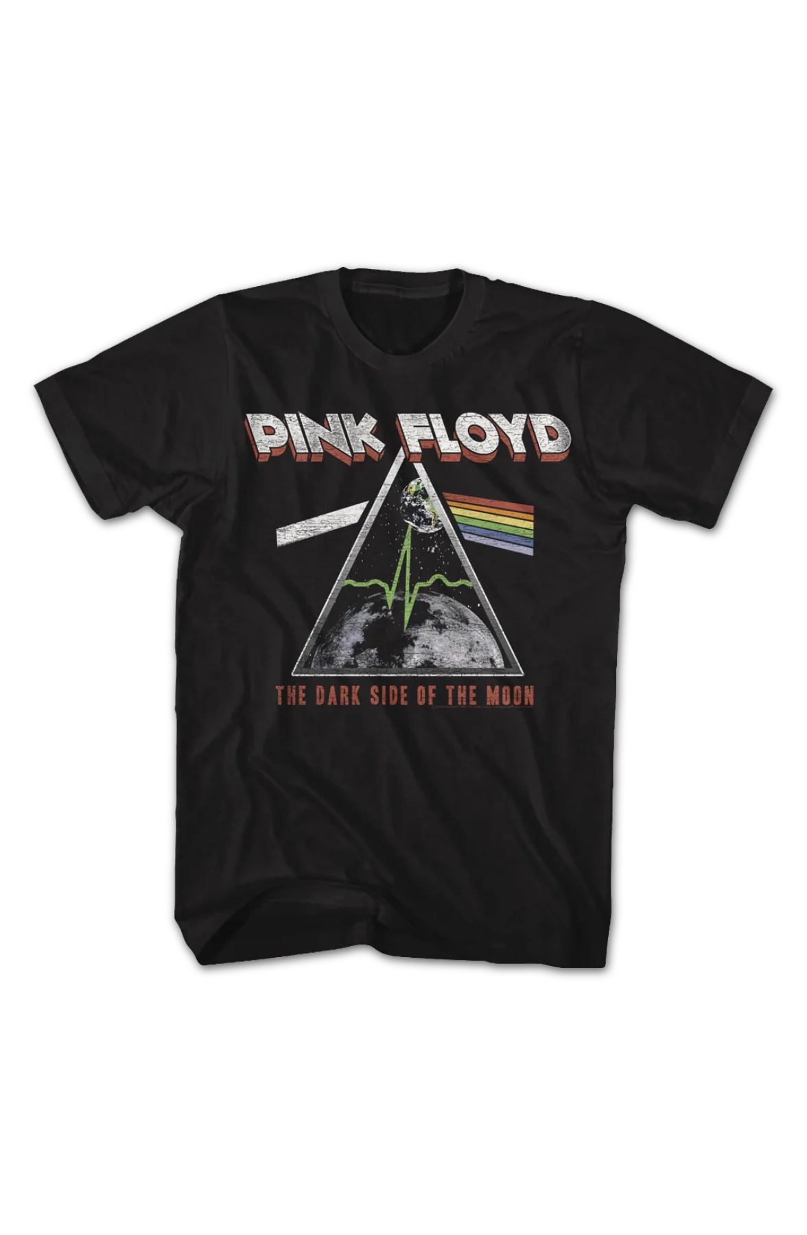 Vintage Dark Side of the Moon Prism Pink Floyd T-Shirt - Image 2