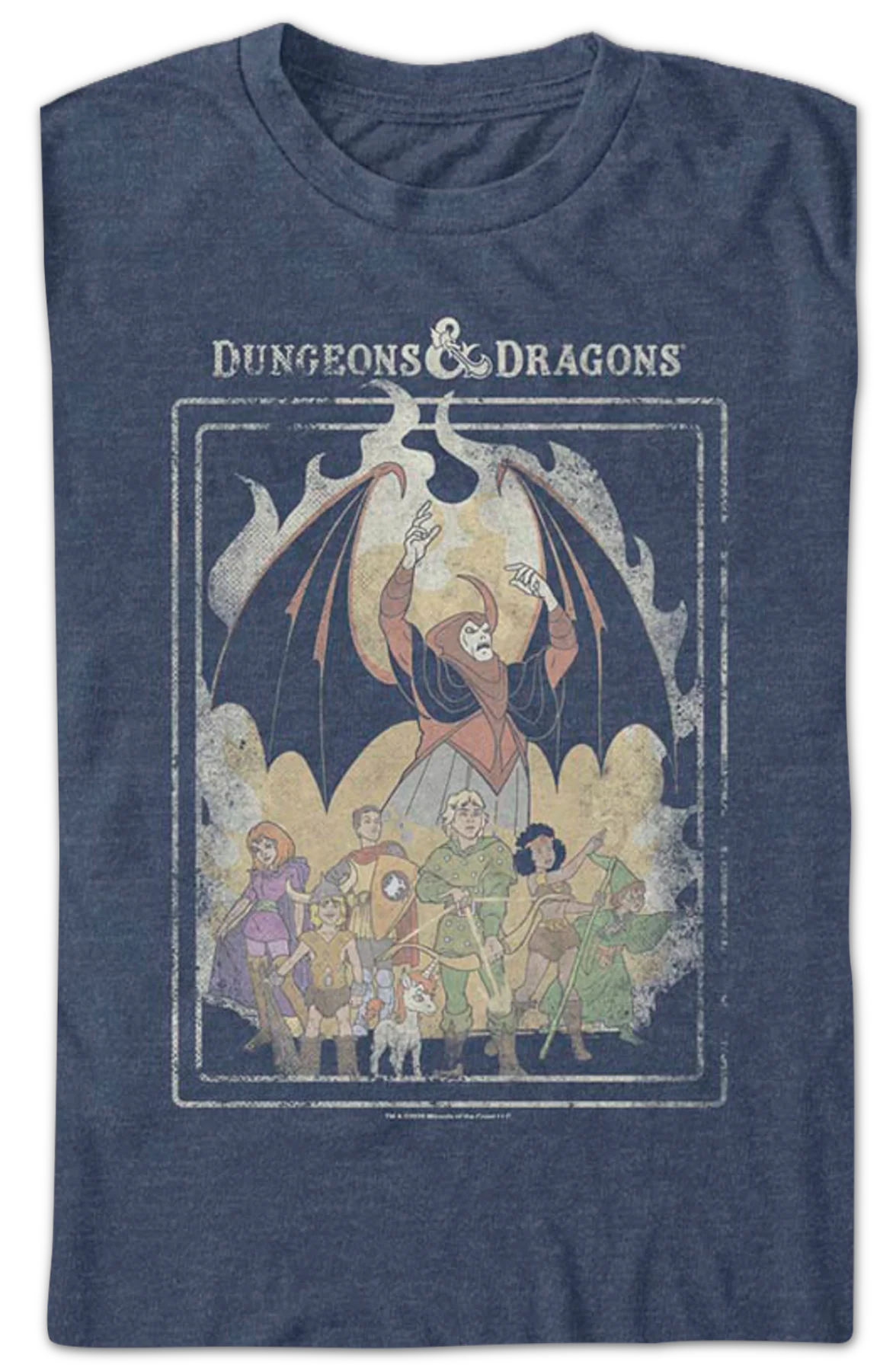 Vintage Friends vs Venger Dungeons & Dragons T-Shirt - Image 2