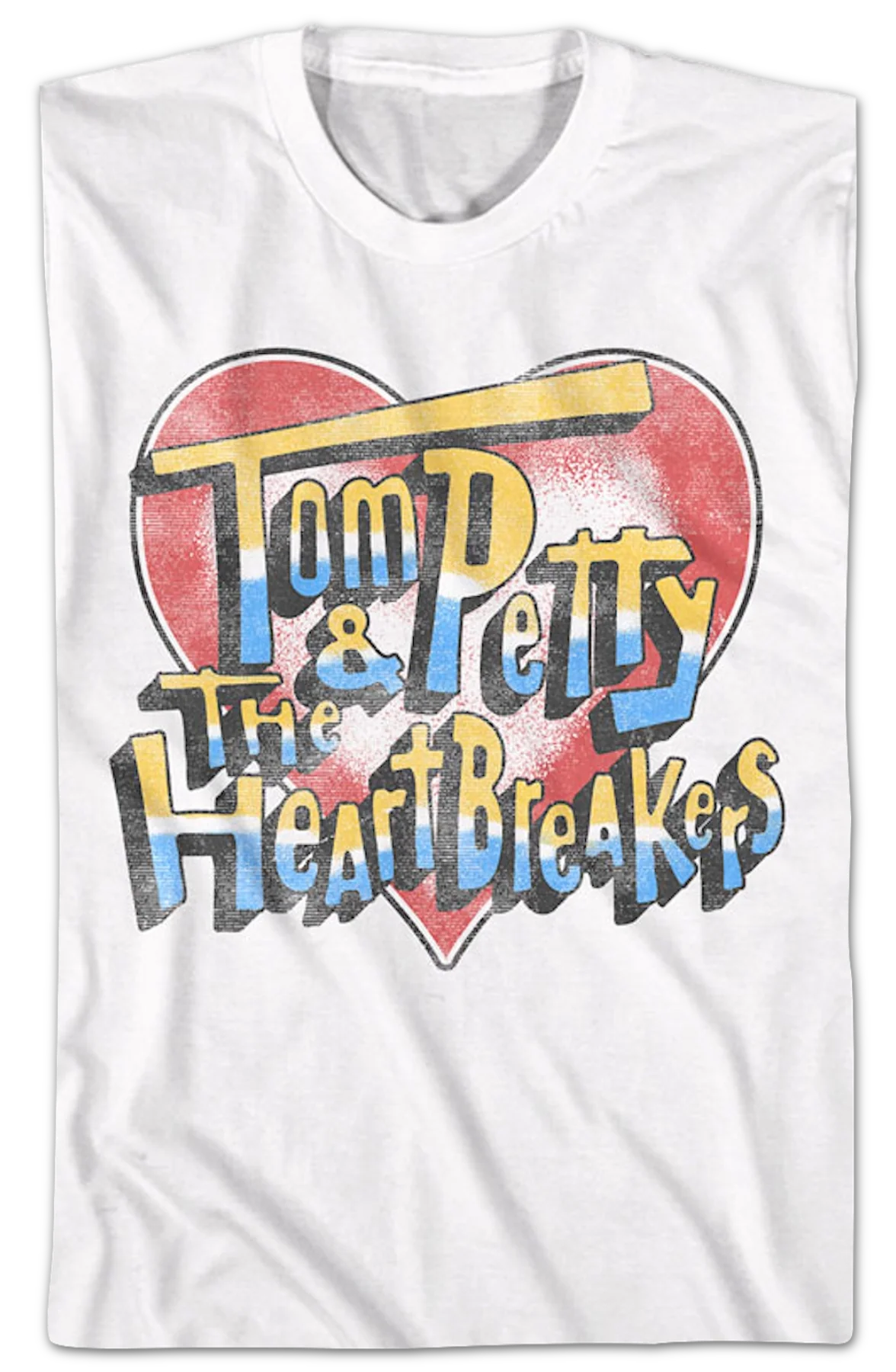 Vintage Heart Tom Petty & The Heartbreakers T-Shirt - Image 2