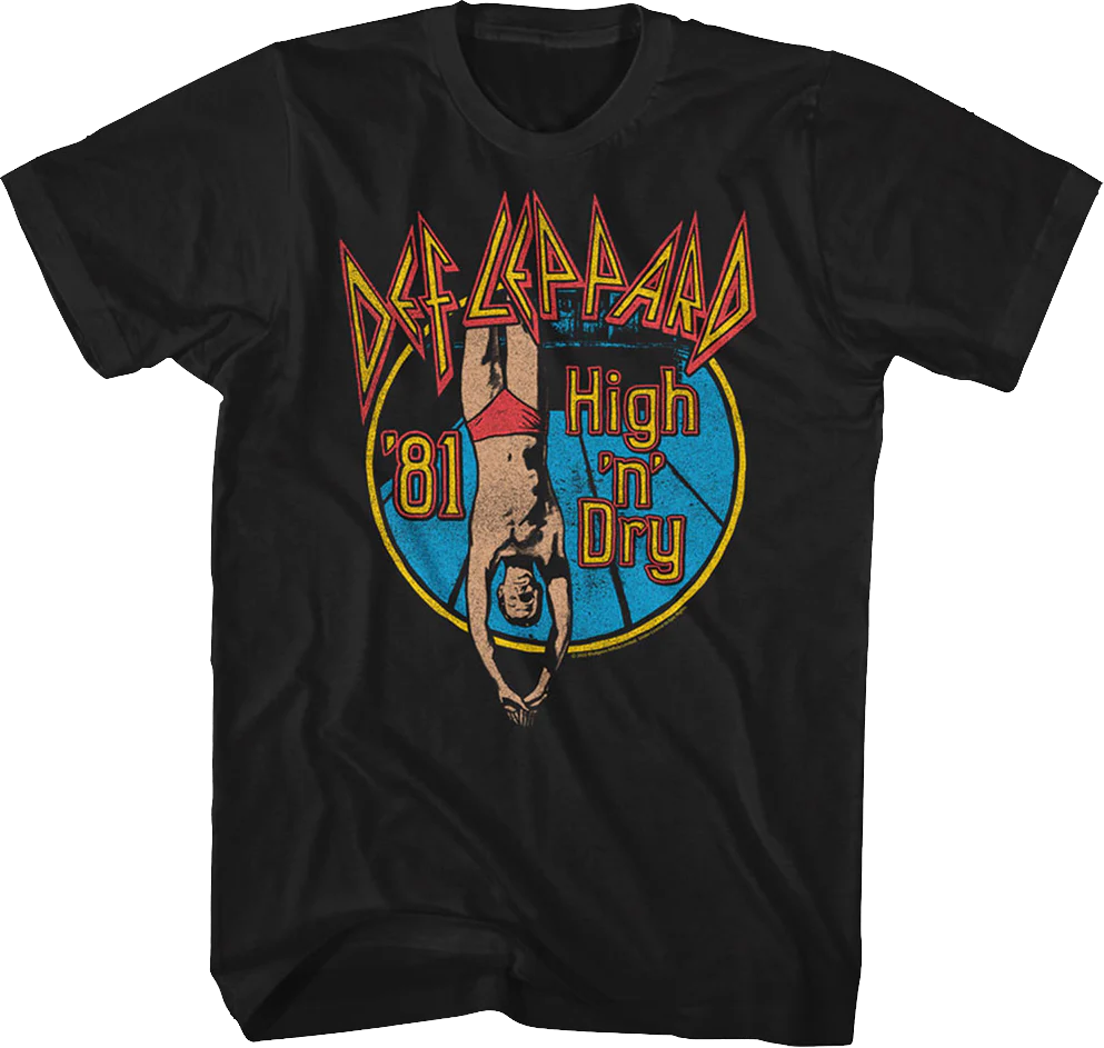Vintage High 'n' Dry '81 Def Leppard T-Shirt