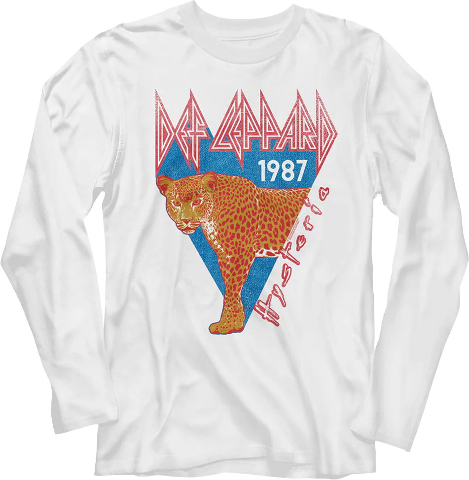 Vintage Hysteria 1987 Def Leppard Long Sleeve Shirt
