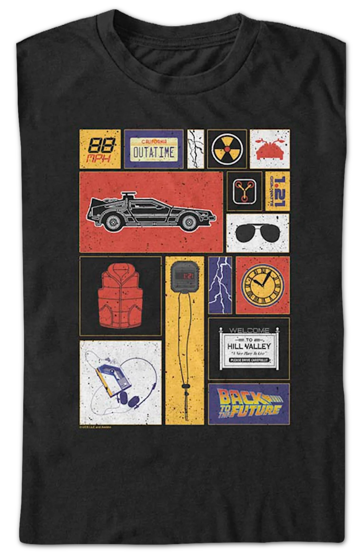 Vintage Icons Back To The Future T-Shirt - Image 2