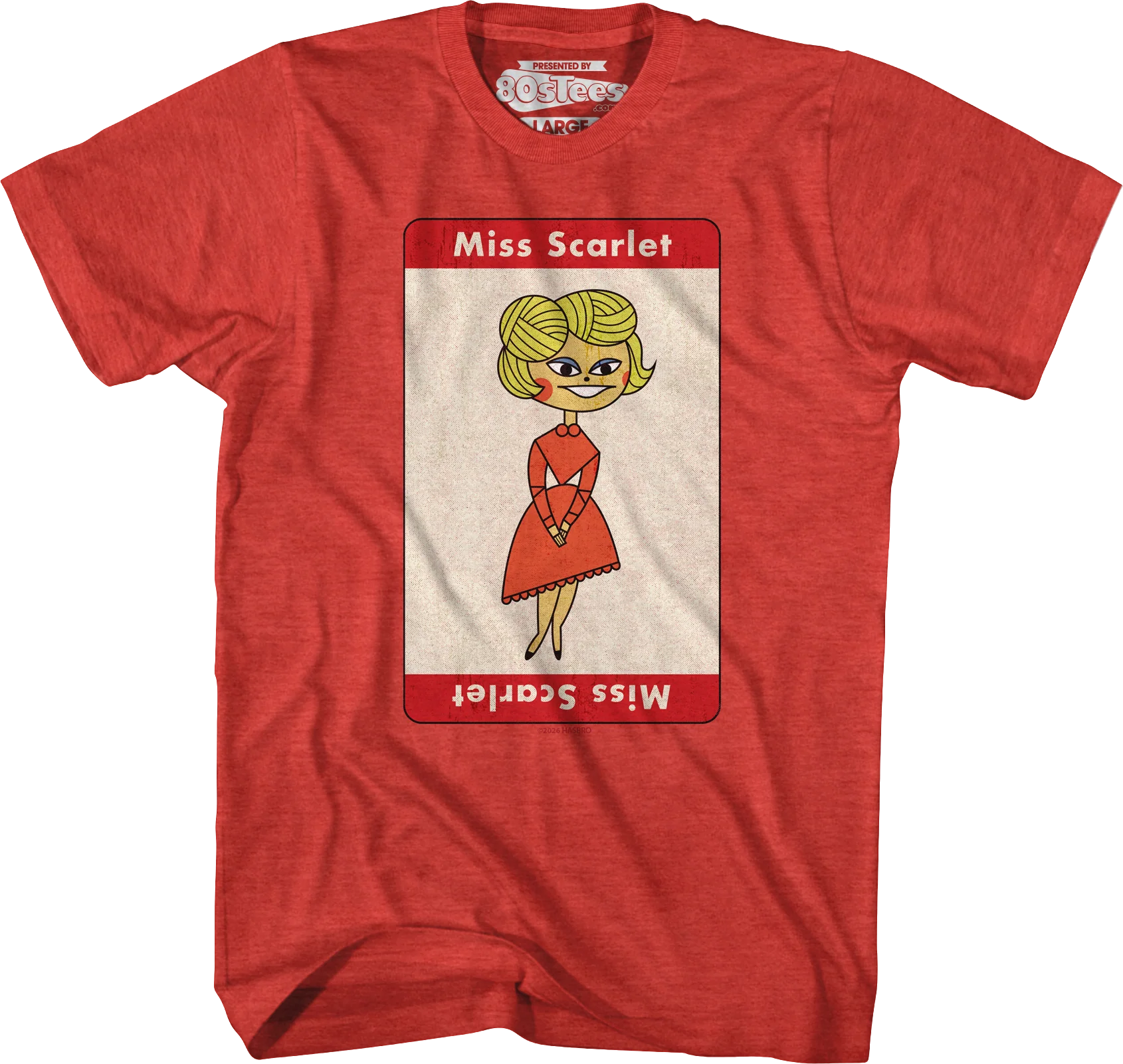 Vintage Miss Scarlet Clue T-Shirt - Image 5