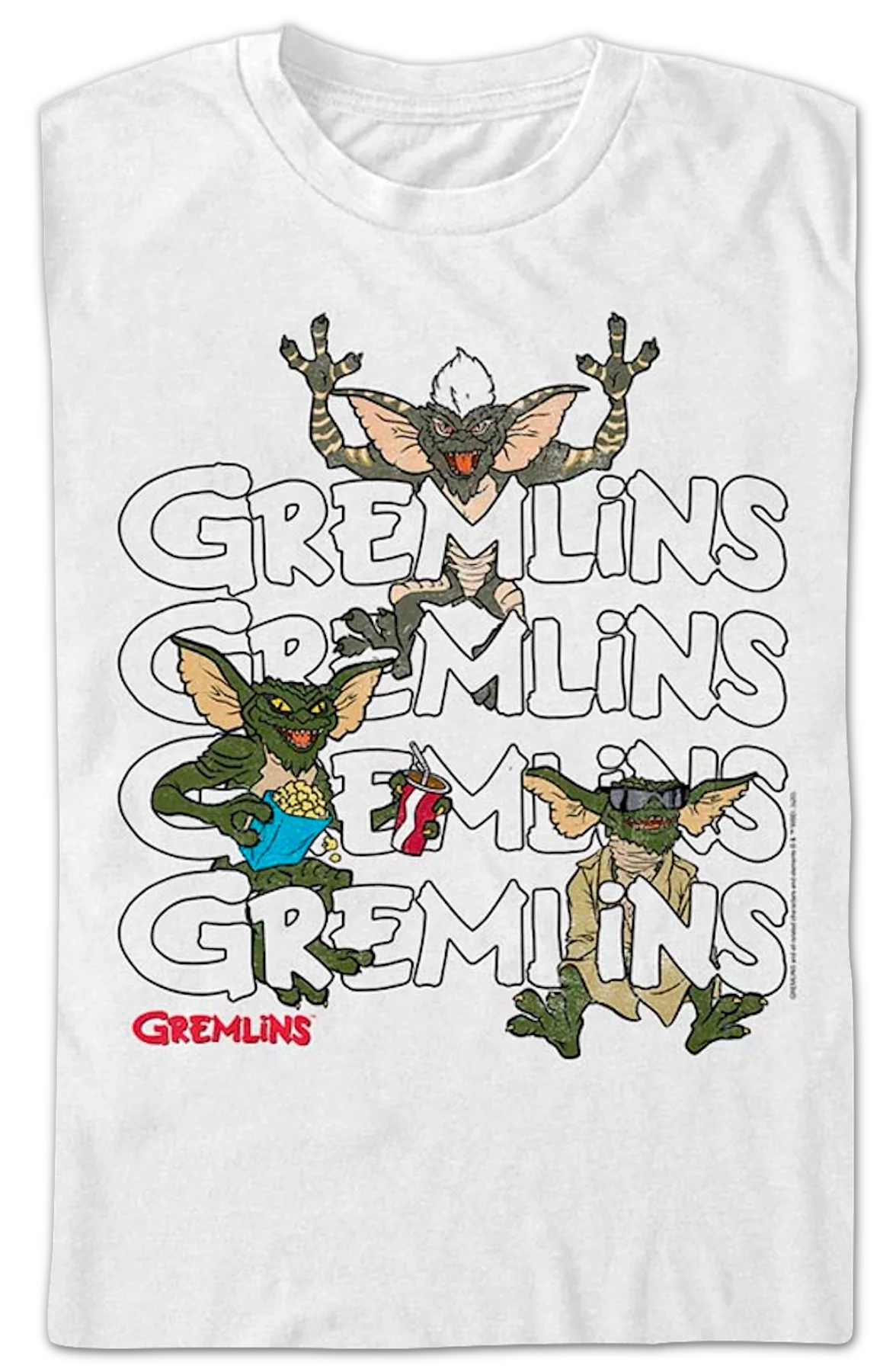 Vintage Movie Theater Gremlins T-Shirt - Image 2