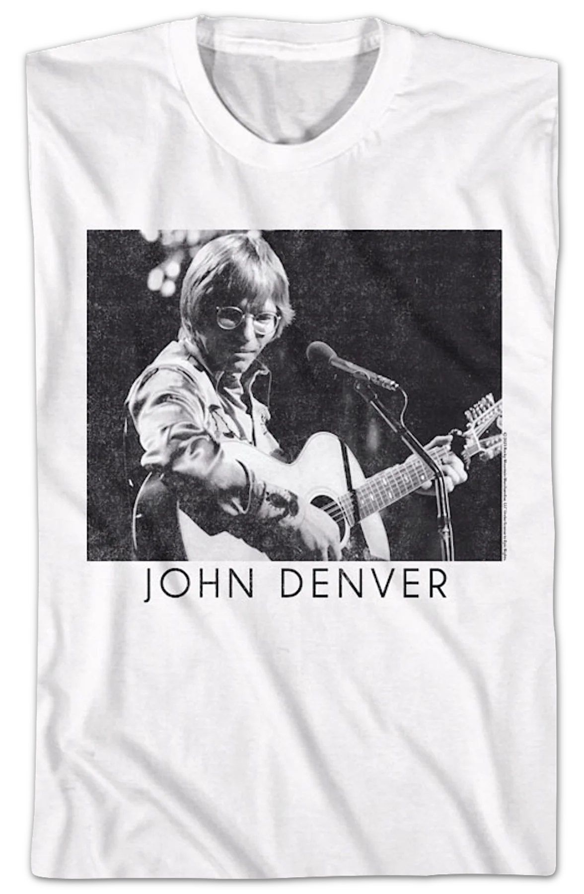 Vintage Photo John Denver T-Shirt - Image 2