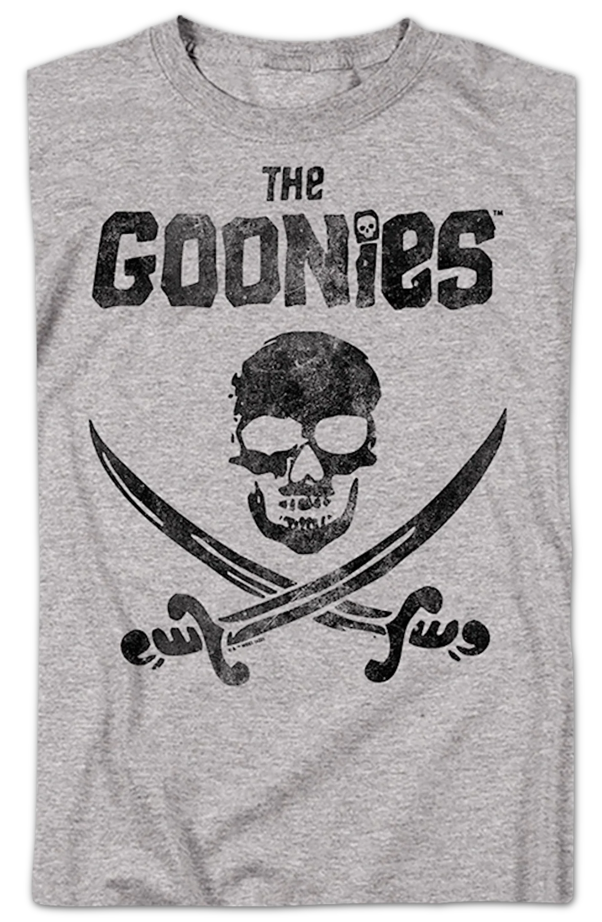 Vintage Skull & Crossed Swords Goonies T-Shirt - Image 2