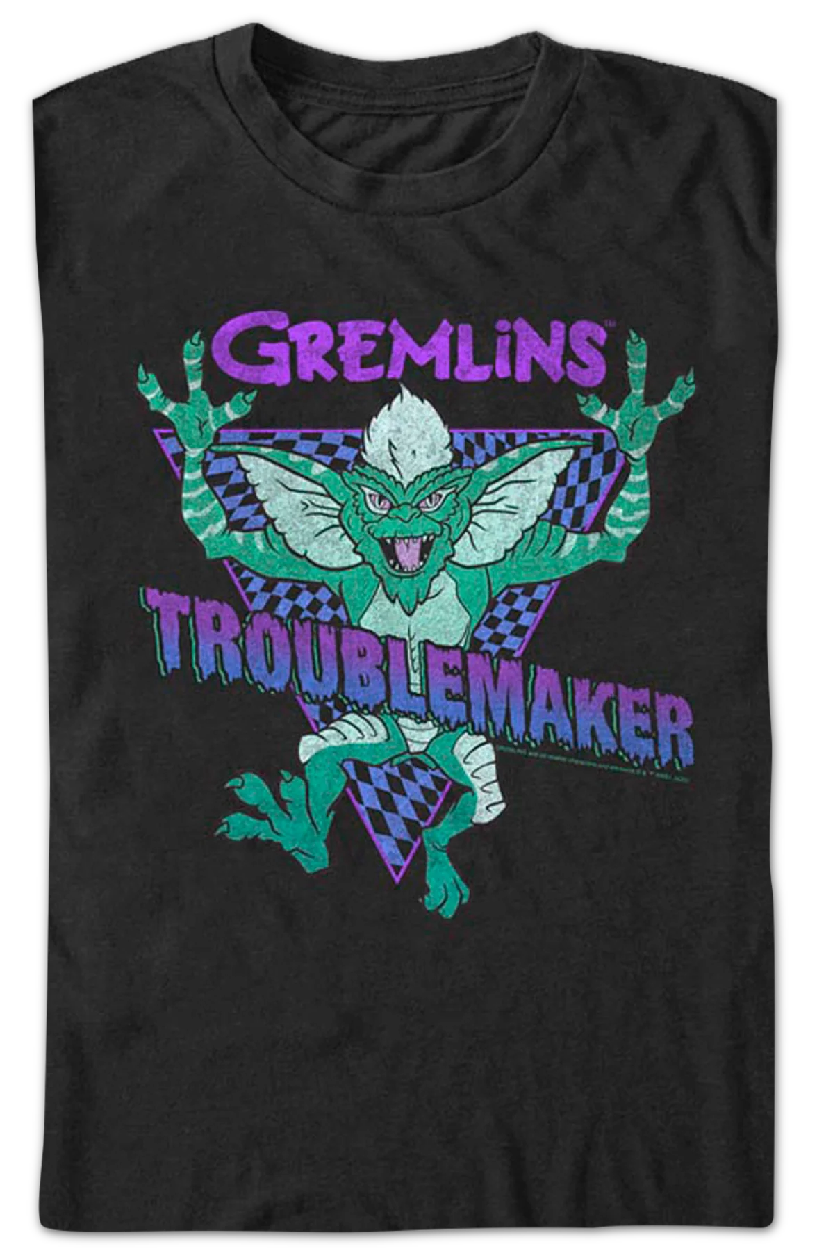 Vintage Troublemaker Gremlins T-Shirt - Image 2