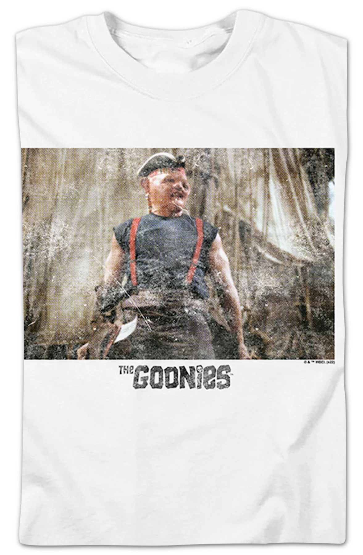 Vintage White Pirate Sloth Goonies T-Shirt - Image 2