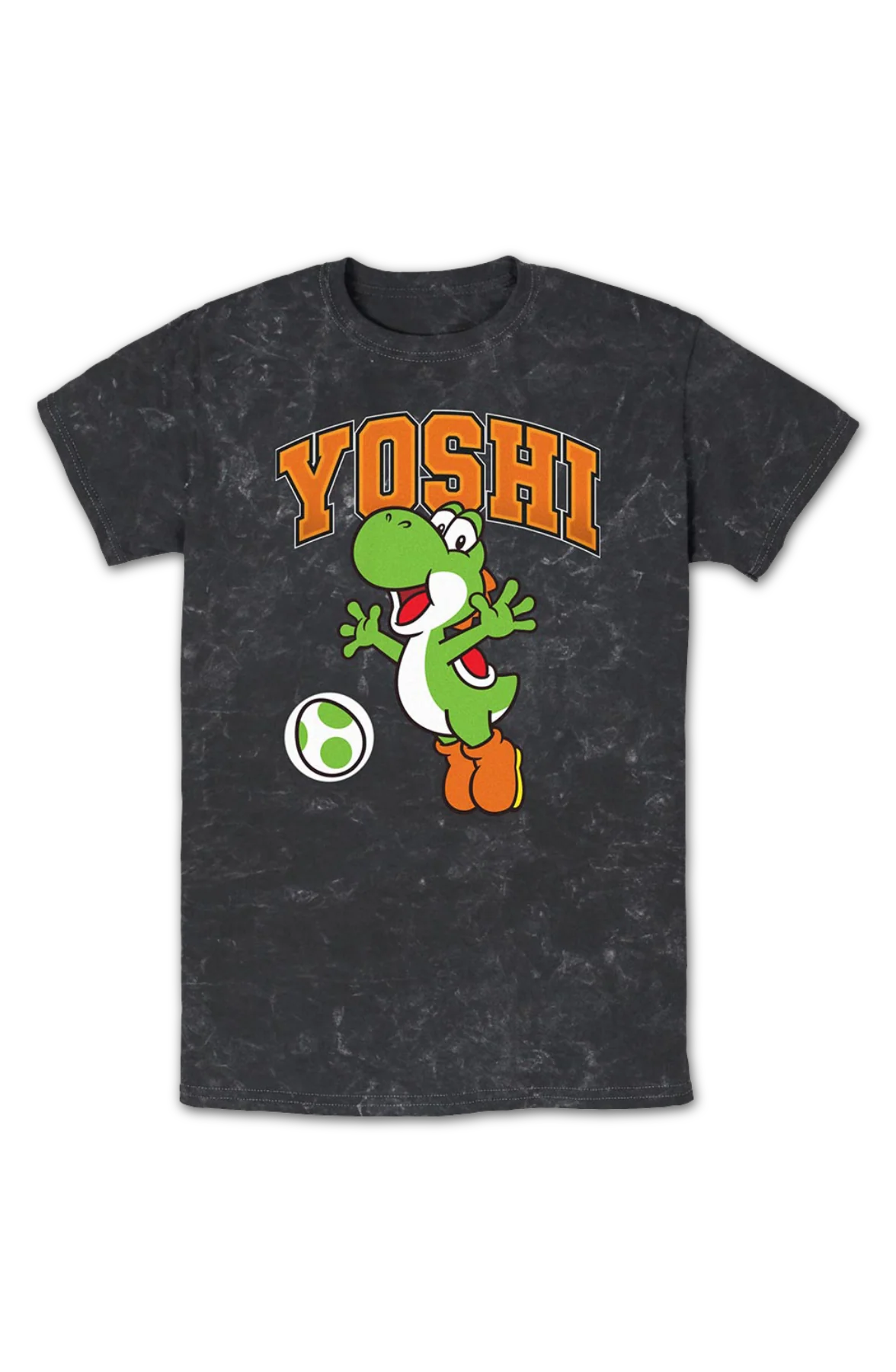 Vintage Yoshi Egg Super Mario Bros. Nintendo Mineral Wash T-Shirt - Image 2