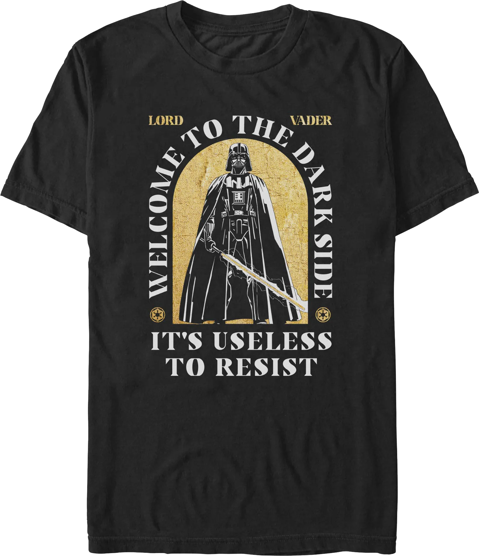 Welcome To The Dark Side It's Useless To Resist Star Wars T-Shirt