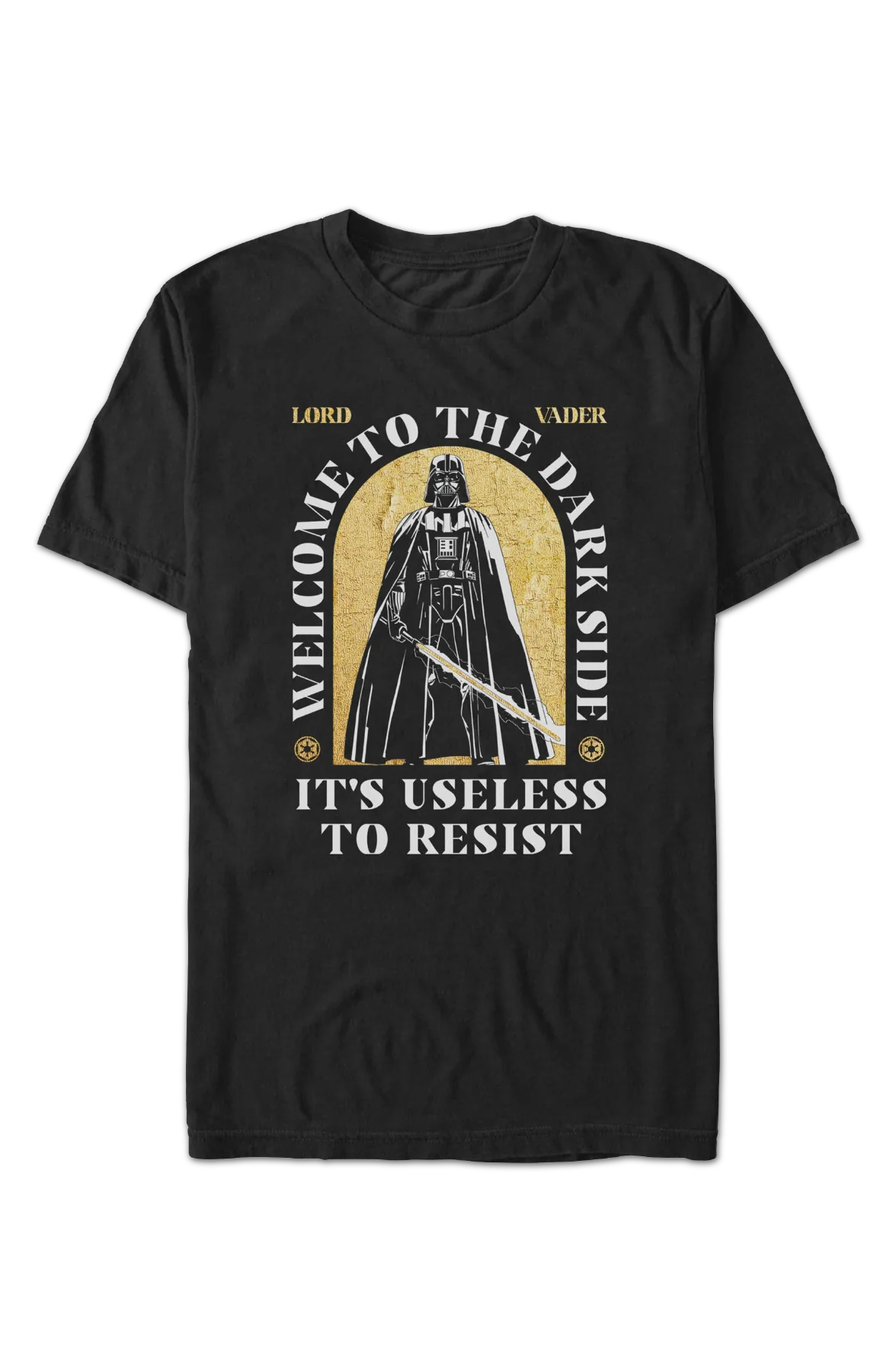 Welcome To The Dark Side It's Useless To Resist Star Wars T-Shirt - Image 2