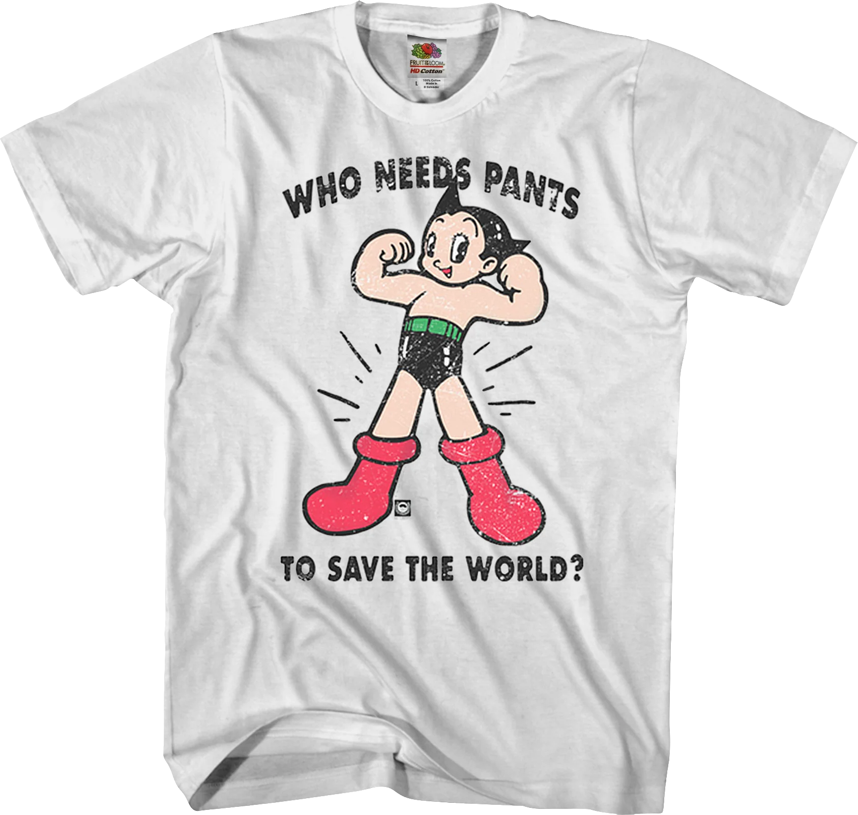 Who Needs Pants To Save The World Astro Boy T-Shirt