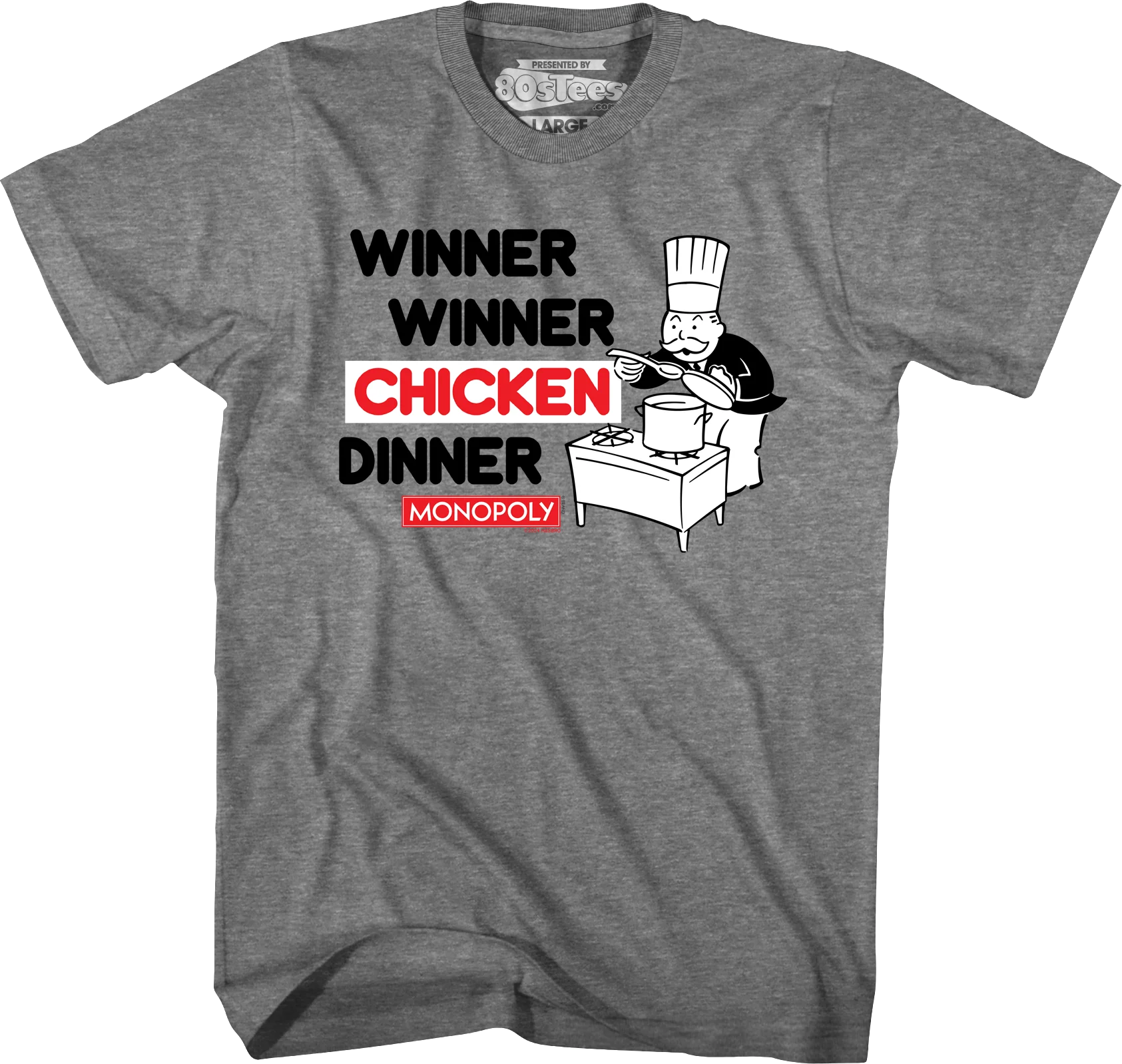 Winner Winner Chicken Dinner Monopoly T-Shirt - Image 11
