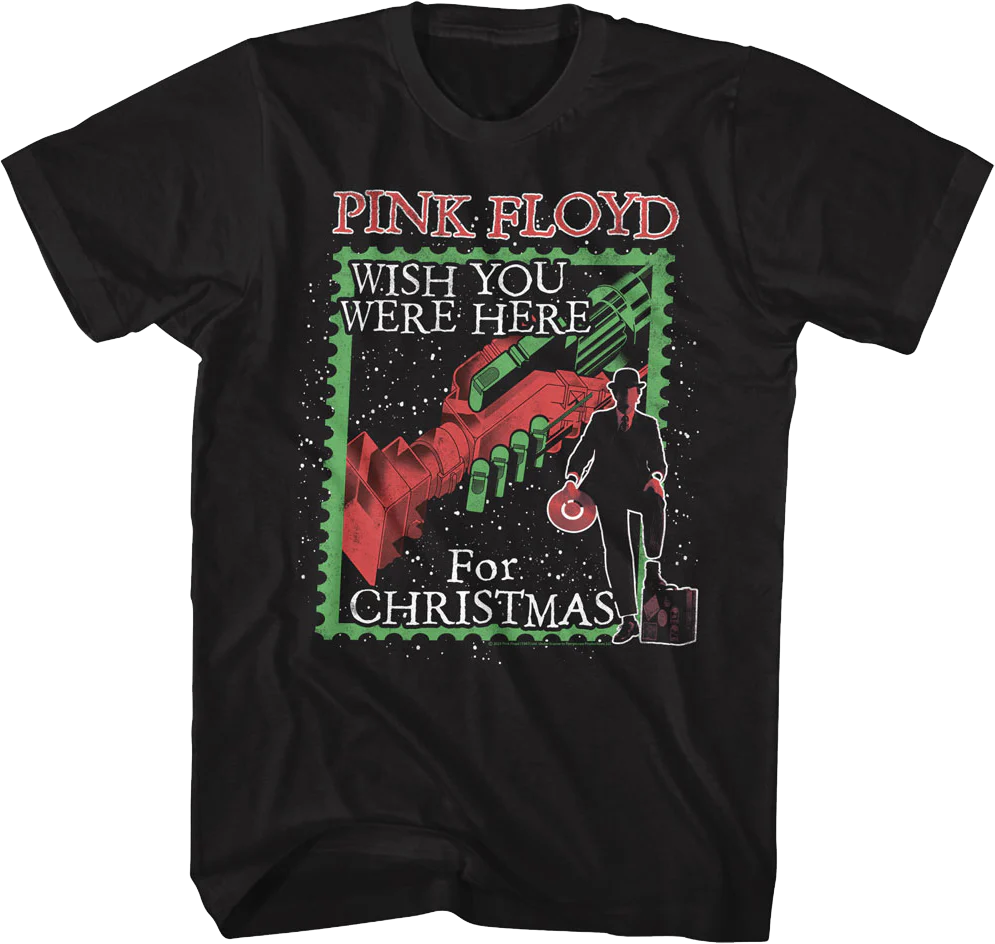 Wish You Were Here For Christmas Pink Floyd T-Shirt