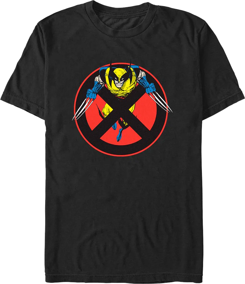 Wolverine X-Men Logo Marvel Comics T-Shirt
