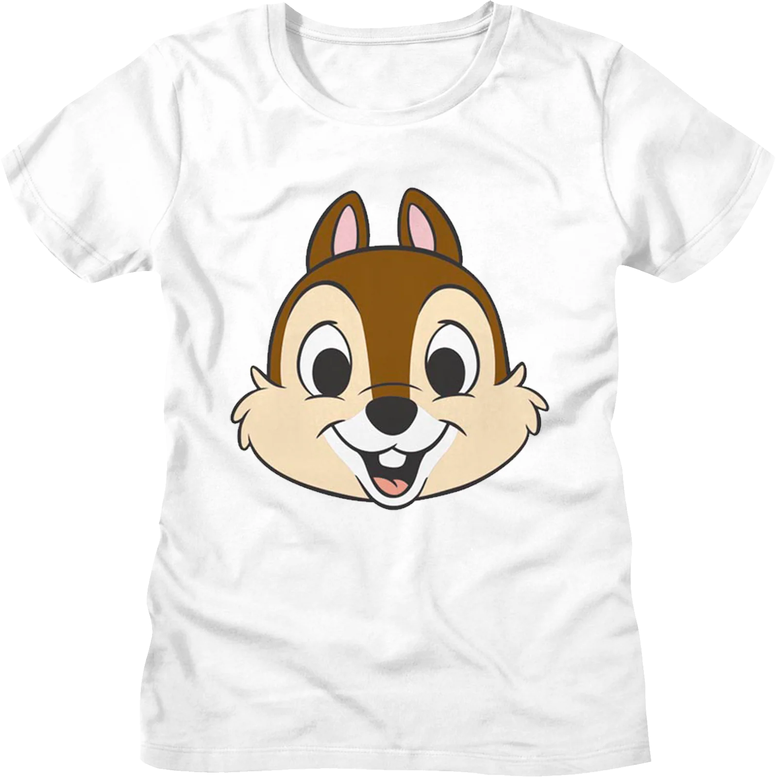 Women White Chip's Head Chip 'n Dale Rescue Rangers Shirt