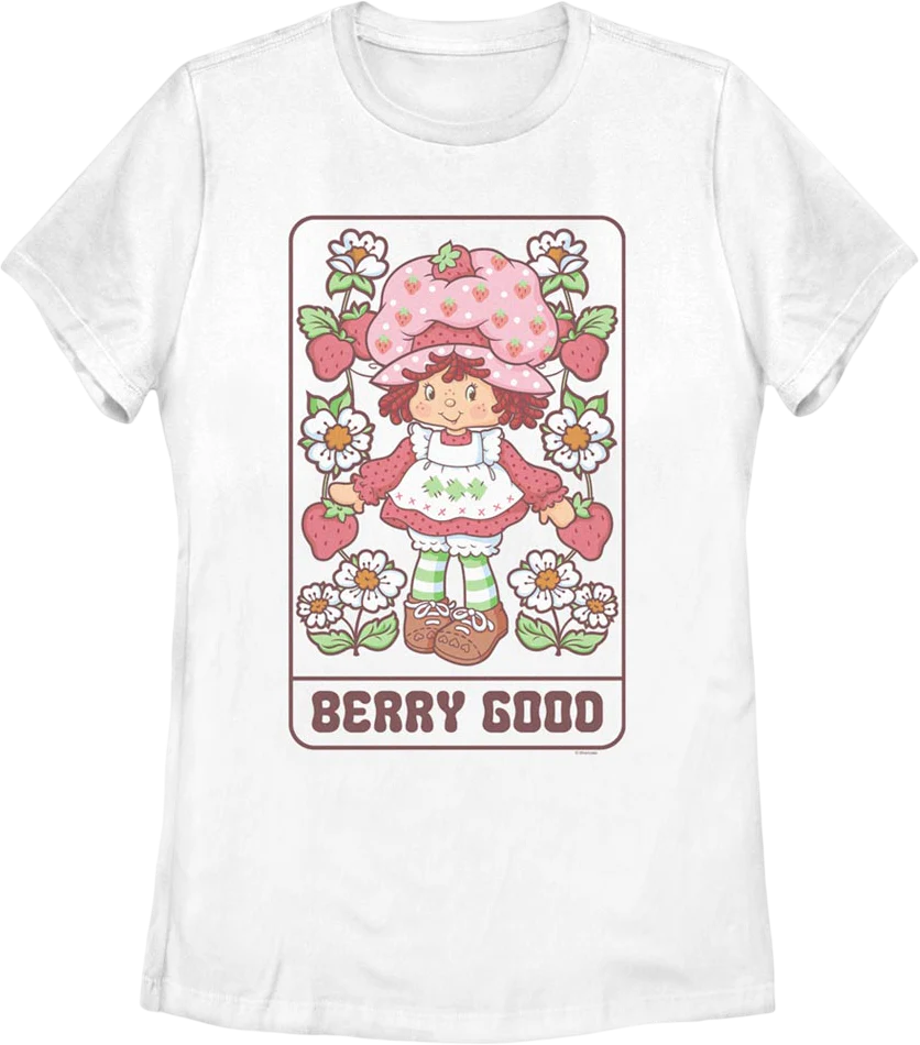 Womens Berry Good Strawberry Shortcake Shirt