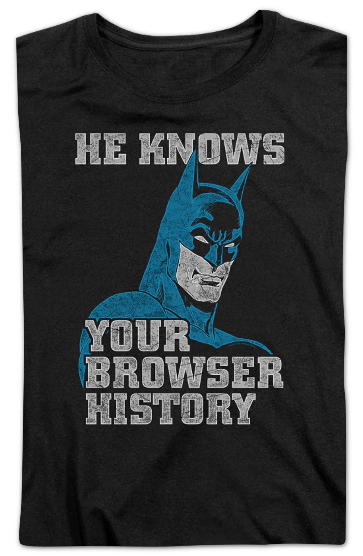 Womens Browser History Batman Shirt - Image 2