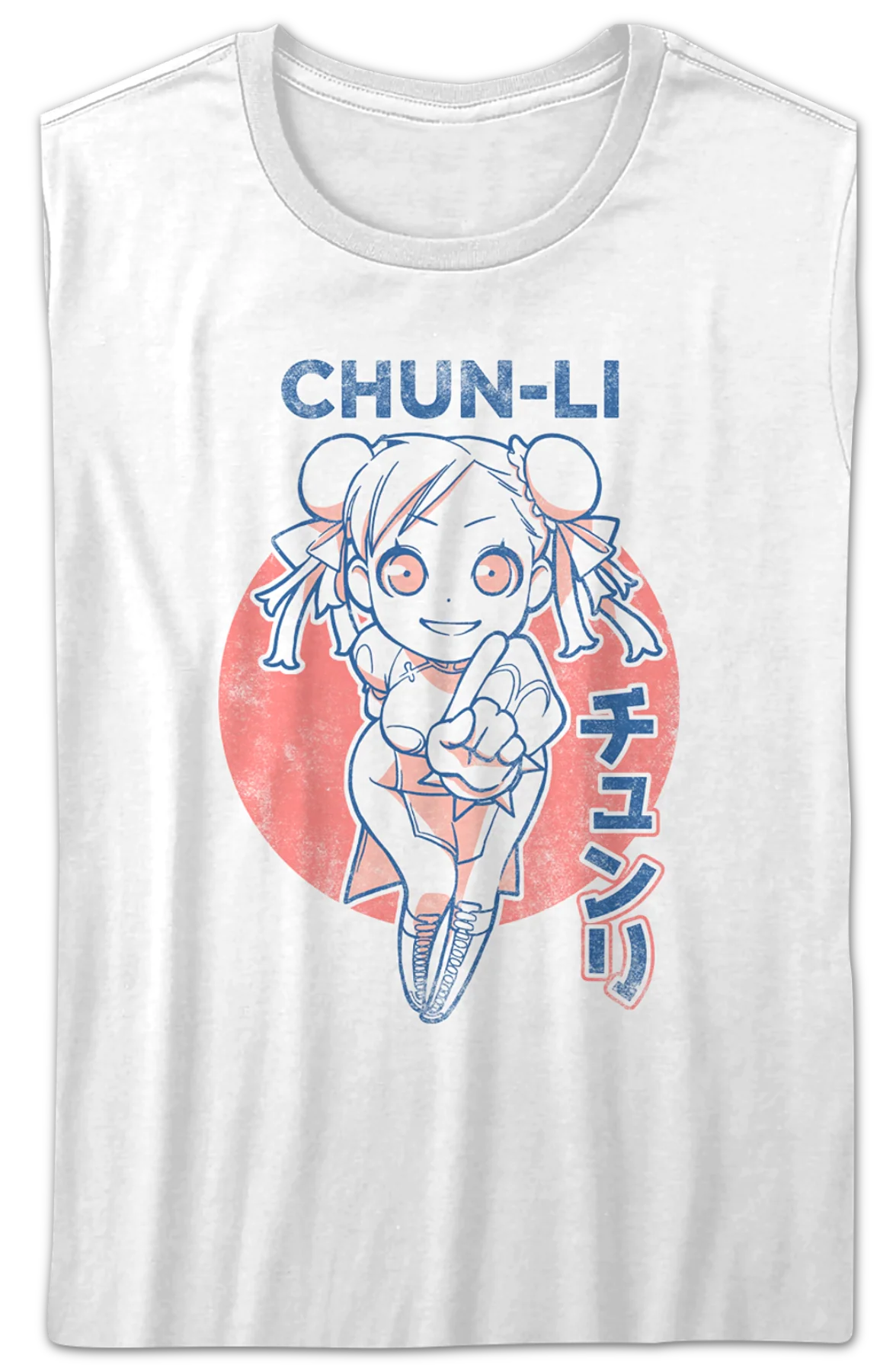 Womens Chibi Chun-Li Street Fighter Shirt - Image 2