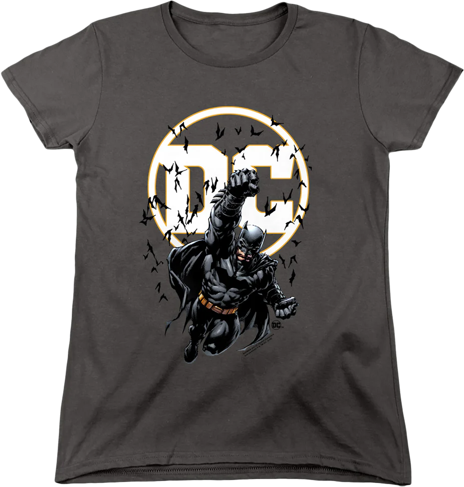 Womens DC Comics Logo Batman Shirt