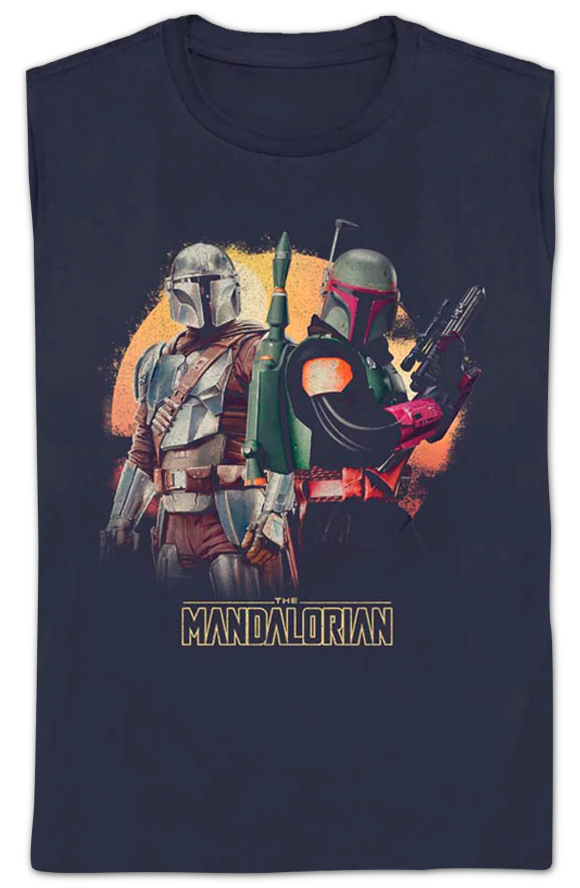 Womens Din Djarin And Boba Fett The Mandalorian Star Wars Shirt - Image 2