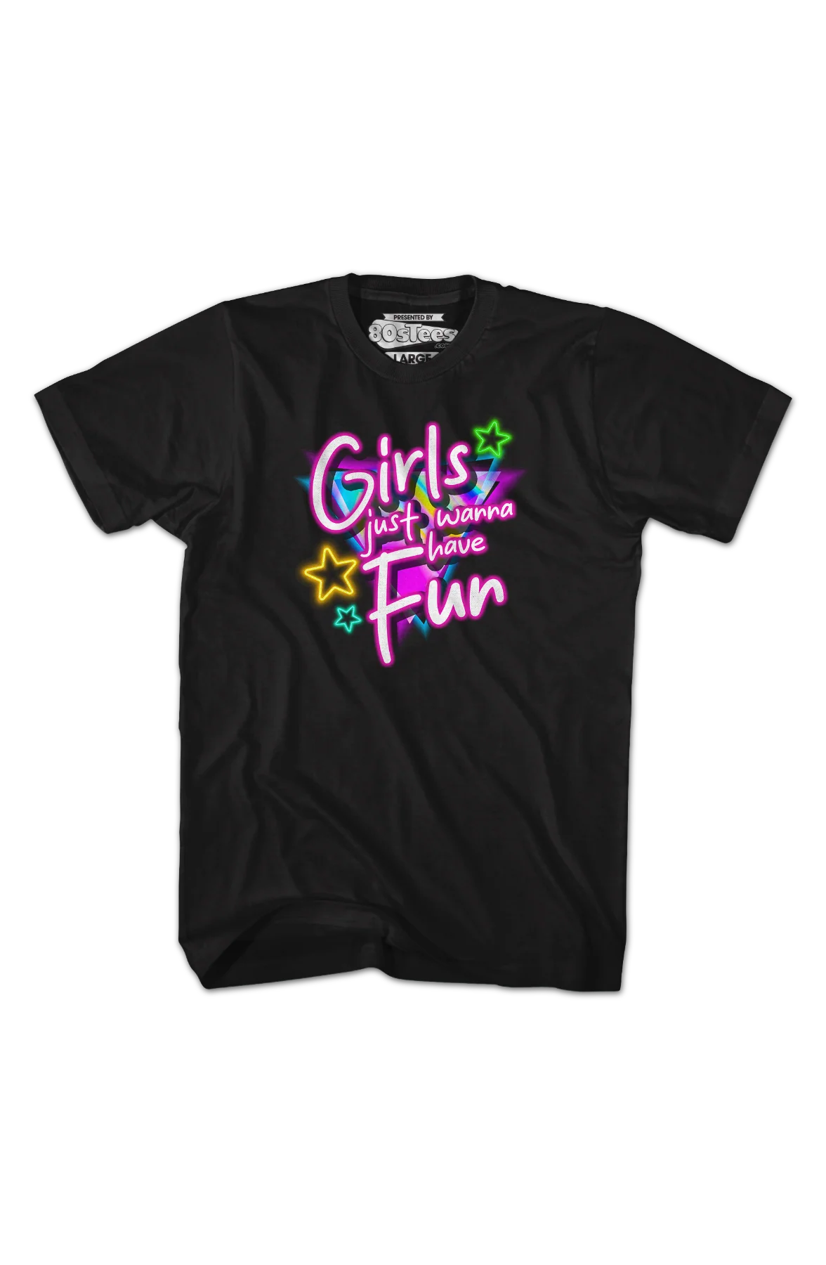 Womens Girls Just Wanna Have Fun Shirt - Image 2