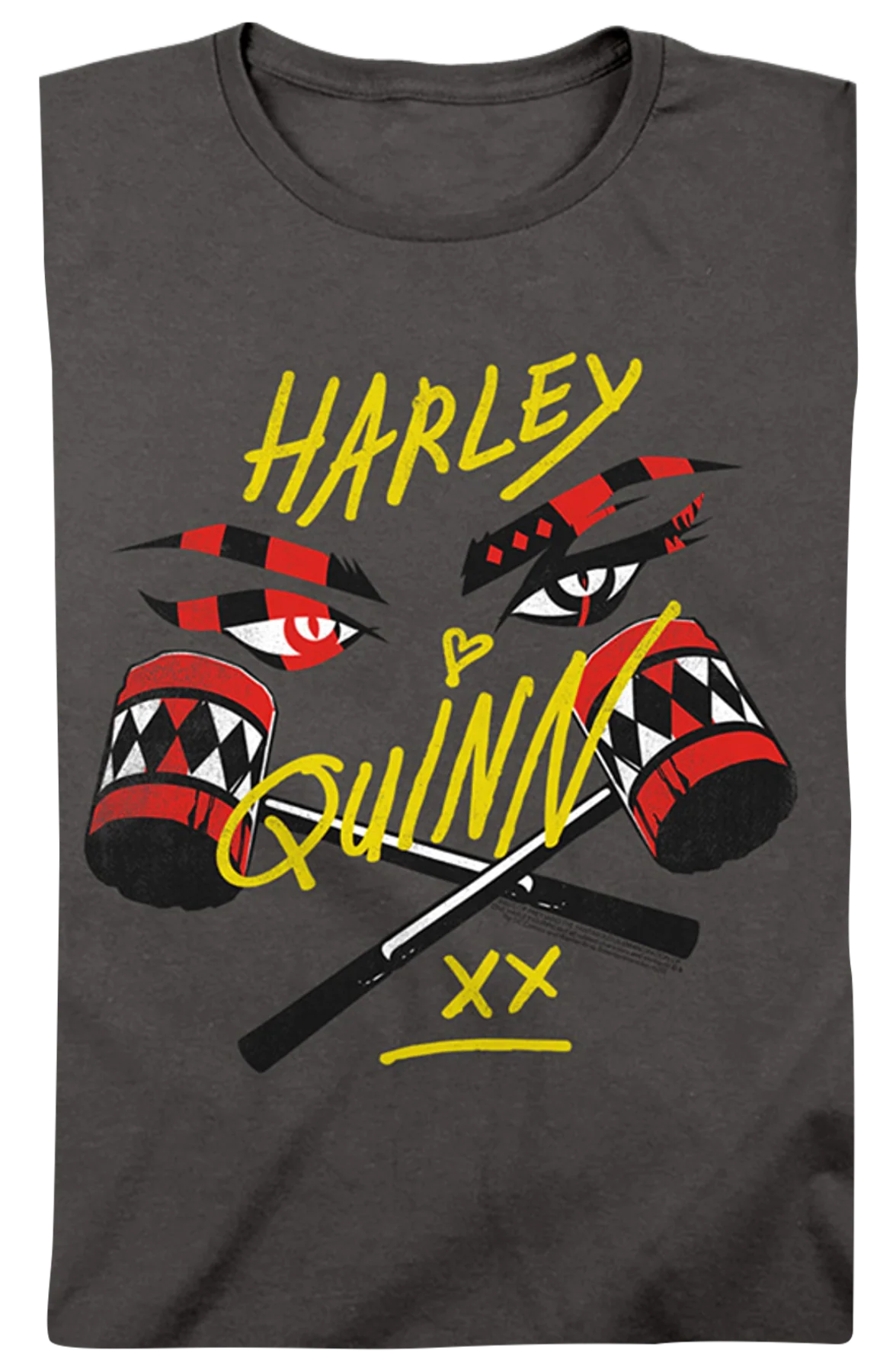 Womens Harley Quinn Eyes Birds Of Prey Shirt - Image 2