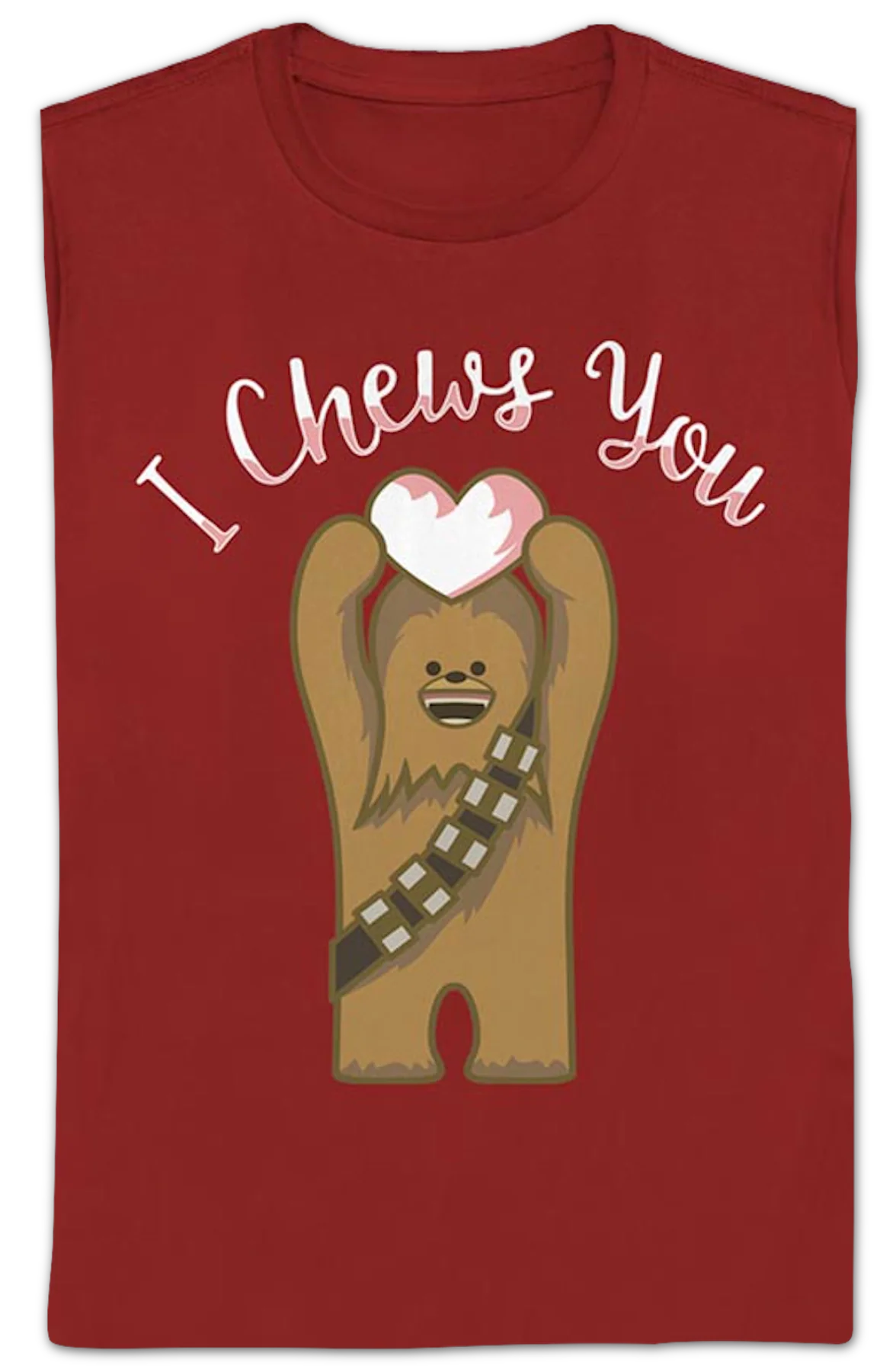 Womens I Chews You Valentine's Day Star Wars Shirt - Image 2