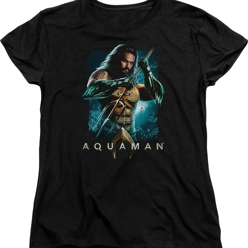 Womens King of Atlantis Aquaman Shirt