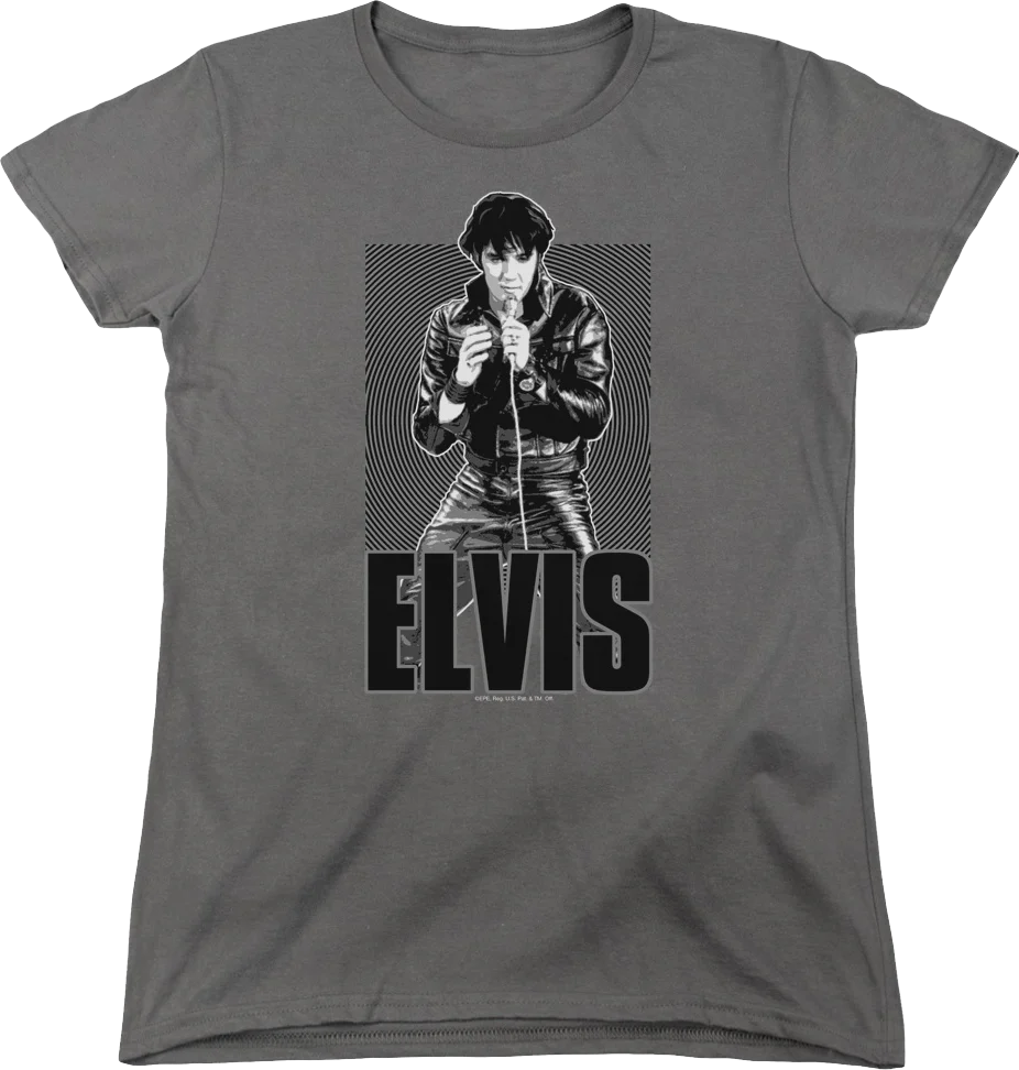 Womens Leather Suit Elvis Presley Shirt