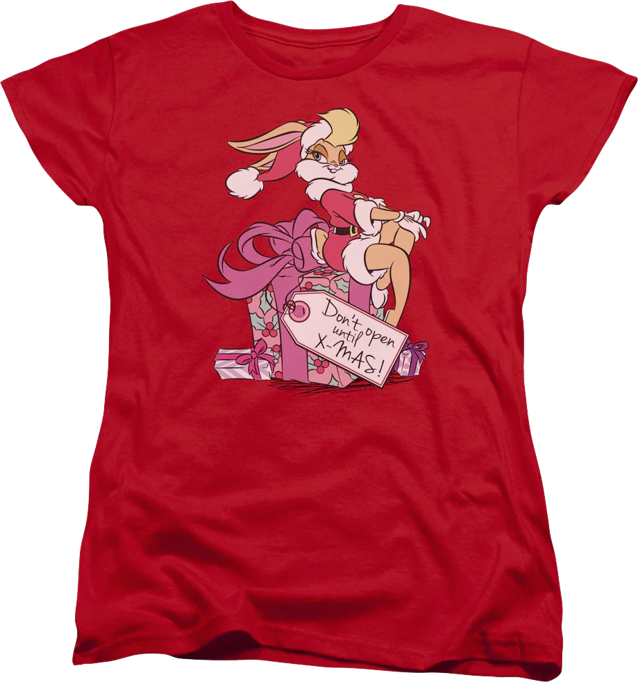 Womens Lola Bunny Christmas Gift Looney Tunes Shirt