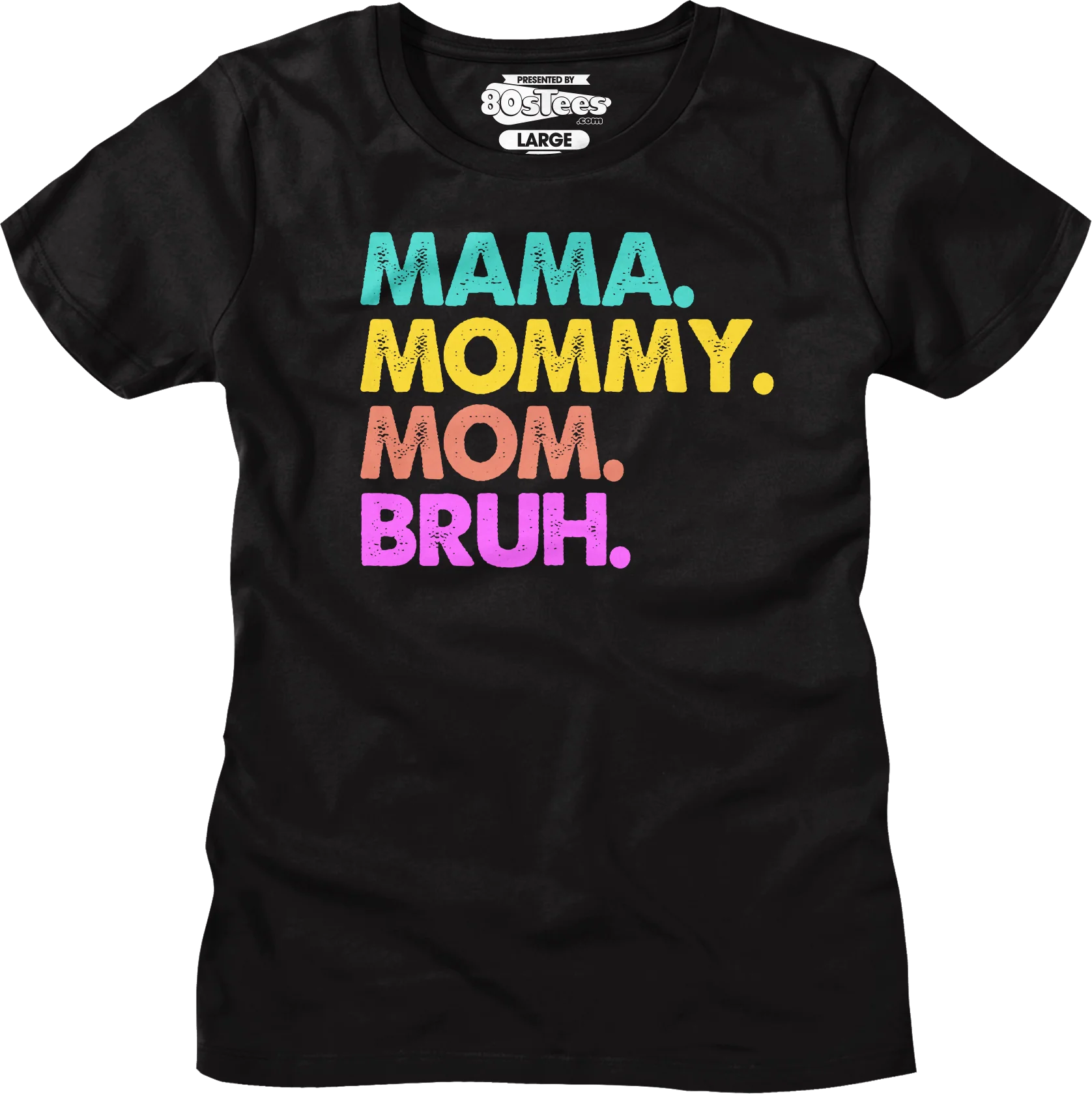 Womens Mama Mommy Mom Bruh Shirt - Image 4