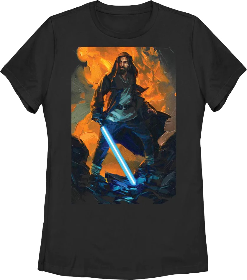 Womens Obi-Wan Kenobi Painting Star Wars Shirt