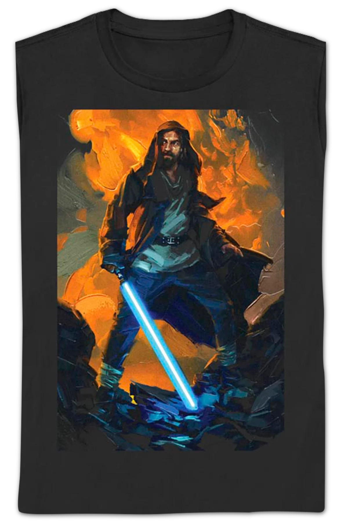 Womens Obi-Wan Kenobi Painting Star Wars Shirt - Image 2