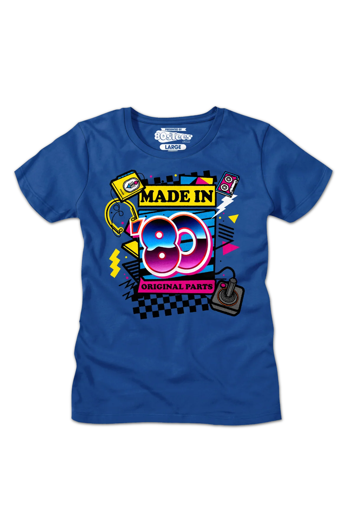 Womens Original Parts Made In '80 Shirt - Image 2