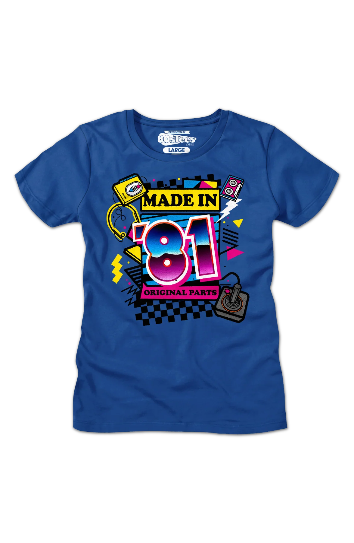 Womens Original Parts Made In '81 Shirt - Image 2
