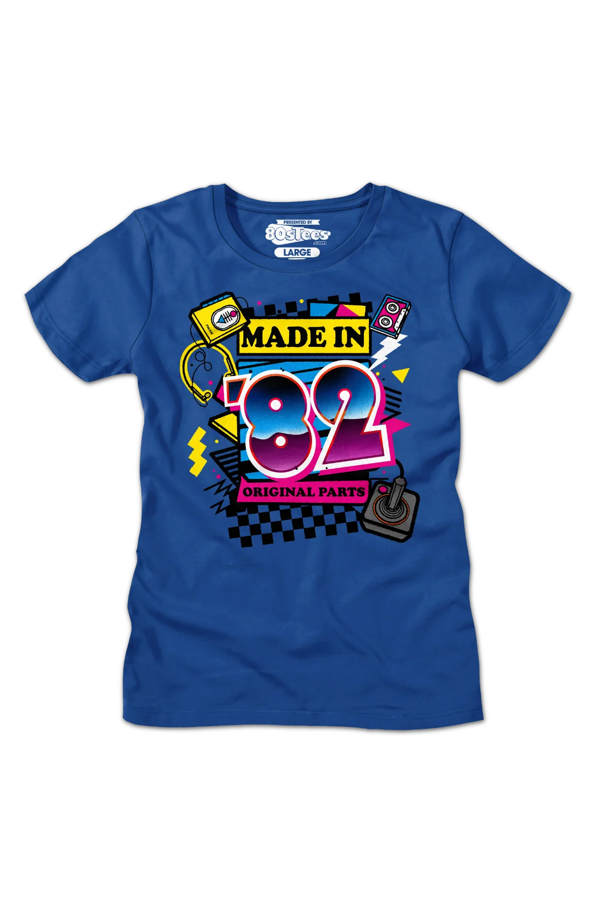 Womens Original Parts Made In '82 Shirt - Image 2