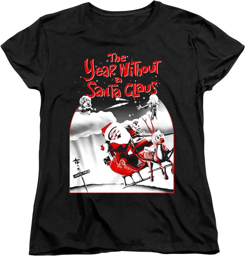 Womens Poster The Year Without A Santa Claus Shirt