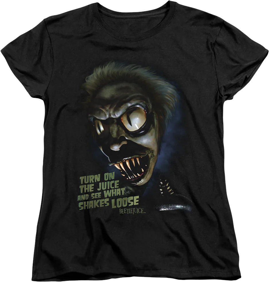 Womens See What Shakes Loose Beetlejuice Shirt