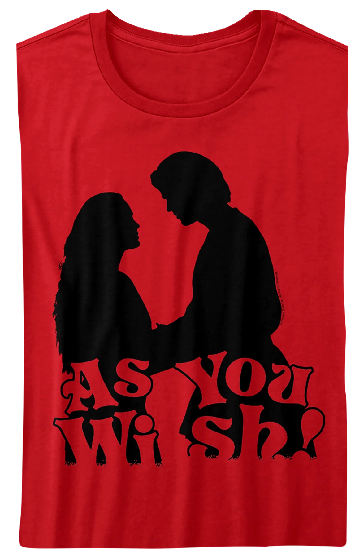 Womens Silhouette As You Wish Princess Bride Shirt - Image 2