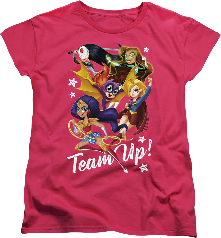Womens Team Up DC Super Hero Girls Shirt