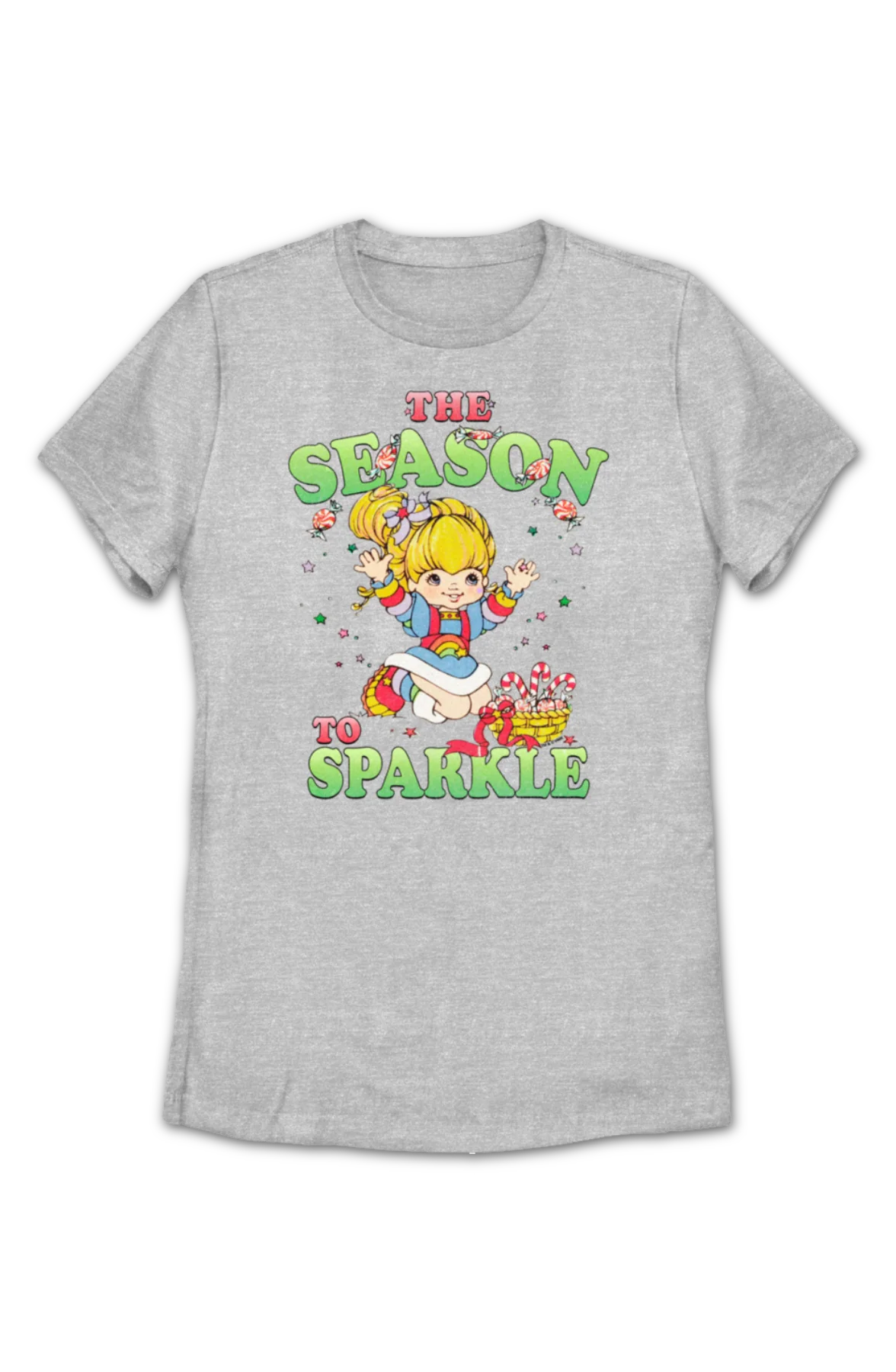 Womens The Season To Sparkle Rainbow Brite Shirt - Image 2