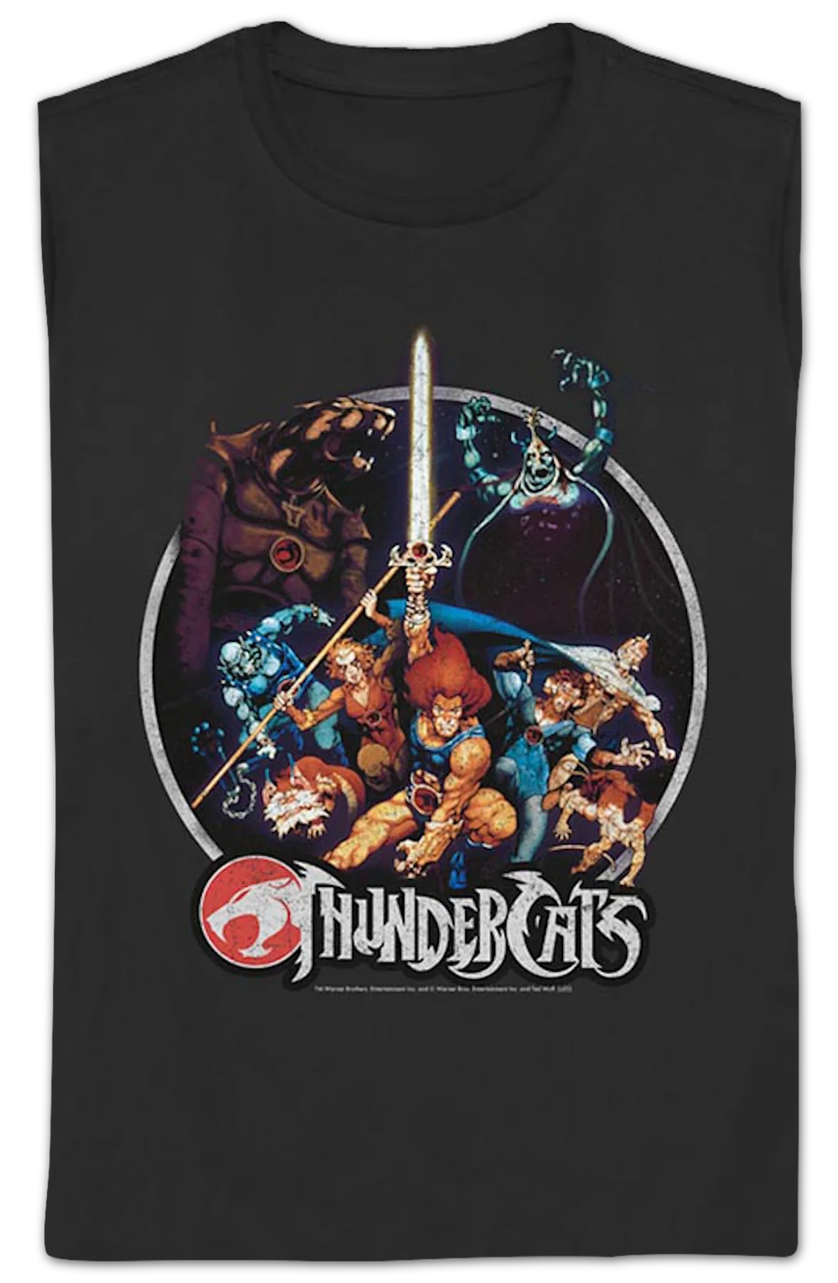 Womens Vintage Poster ThunderCats Shirt - Image 2