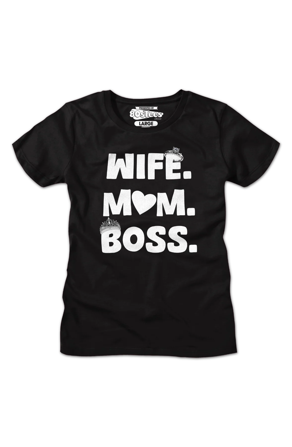 Womens Wife Mom Boss Shirt - Image 2