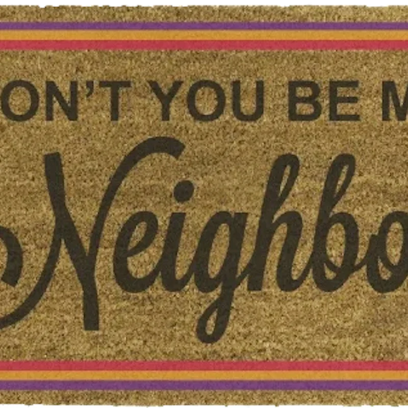 Won't You Be My Neighbor Mister Rogers Doormat