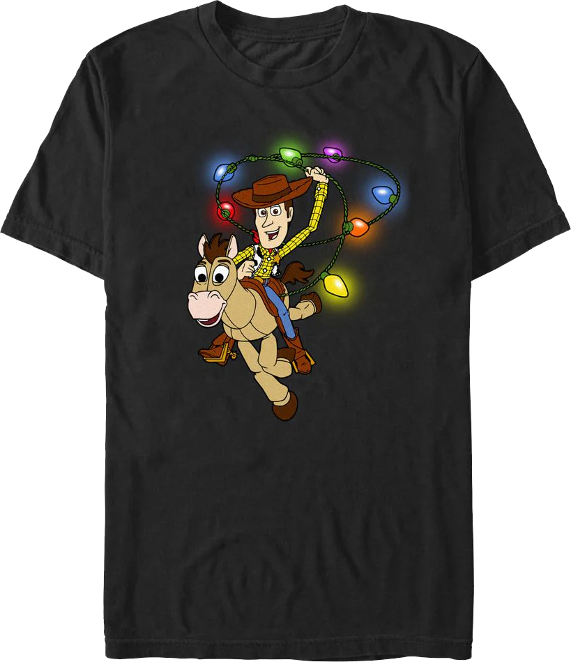 Woody's Christmas Lasso Toy Story T-Shirt
